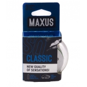Классические презервативы в пластиковом кейсе MAXUS Classic - 3 шт. - Maxus - купить с доставкой в Сургуте