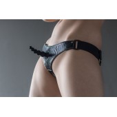 Черные трусики Better с анальной насадкой - 8 см. - Lola Games - купить с доставкой в Сургуте