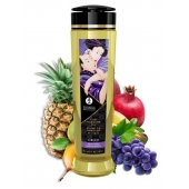 Массажное масло Libido Exotic Fruits с ароматом экзотических фруктов - 240 мл. - Shunga - купить с доставкой в Сургуте