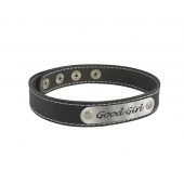 Чокер с белой строчкой Good Girl - Sitabella - купить с доставкой в Сургуте