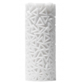 Белый 3D мастурбатор PILE - Tenga - в Сургуте купить с доставкой