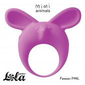 Фиолетовое эрекционное кольцо Fennec Phil - Lola Games - в Сургуте купить с доставкой