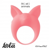 Оранжевое эрекционное кольцо Kitten Kyle - Lola Games - в Сургуте купить с доставкой