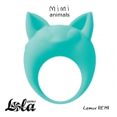 Зеленое эрекционное кольцо Lemur Remi - Lola Games - в Сургуте купить с доставкой
