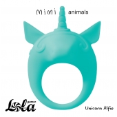 Зеленое эрекционное кольцо Unicorn Alfie - Lola Games - в Сургуте купить с доставкой