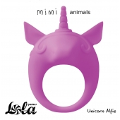 Фиолетовое эрекционное кольцо Unicorn Alfie - Lola Games - в Сургуте купить с доставкой