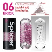 Мастурбатор SPINNER Brick - Tenga - в Сургуте купить с доставкой