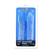Комплект из 2 прозрачных насадок на пенис PENIS EXTENDER PACK - Dream Toys - в Сургуте купить с доставкой