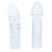 Комплект из 2 прозрачных насадок на пенис PENIS EXTENDER PACK - Dream Toys - в Сургуте купить с доставкой