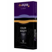 Разноцветные презервативы DOMINO Colour Beauty - 6 шт. - Domino - купить с доставкой в Сургуте