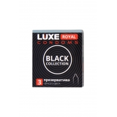 Черные презервативы LUXE Royal Black Collection - 3 шт. - Luxe - купить с доставкой в Сургуте