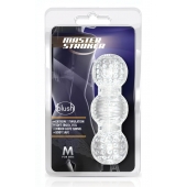 Прозрачный фигурный мастурбатор Master Stroker - Blush Novelties - в Сургуте купить с доставкой