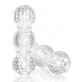 Прозрачный фигурный мастурбатор Master Stroker - Blush Novelties - в Сургуте купить с доставкой