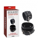 Черные наручники Surrender Wrist Restraints - Chisa - купить с доставкой в Сургуте