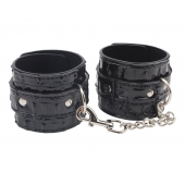 Черные наручники Surrender Wrist Restraints - Chisa - купить с доставкой в Сургуте