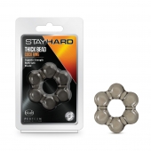 Дымчатое эрекционное кольцо Stay Hard Thick Bead Cock Ring - Blush Novelties - в Сургуте купить с доставкой