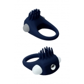 Синее эрекционное виброкольцо STIMU RING - Dream Toys - в Сургуте купить с доставкой