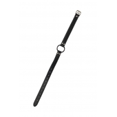 Черный кляп-кольцо Modesty - Lola Games - купить с доставкой в Сургуте