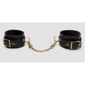 Черные оковы на ноги Bound to You Faux Leather Ankle Cuffs - Fifty Shades of Grey - купить с доставкой в Сургуте
