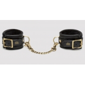 Черные наручники Bound to You Faux Leather Wrist Cuffs - Fifty Shades of Grey - купить с доставкой в Сургуте