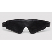 Черная плотная маска на глаза Bound to You Faux Leather Blindfold - Fifty Shades of Grey - купить с доставкой в Сургуте