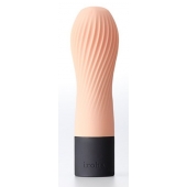 Персиковый рифленый мини-вибратор IROHA ZEN HANACHA - 12,7 см. - Tenga