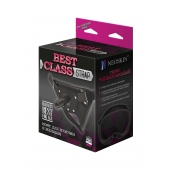 Черный пояс для насадок BEST CLASS STRAP - LOVETOY (А-Полимер) - купить с доставкой в Сургуте