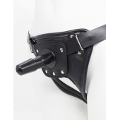 Черный пояс для насадок CLASS STRAP Restyling - LOVETOY (А-Полимер) - купить с доставкой в Сургуте
