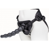 Пояс харнесс BEST UNI strap с 2 насадками - 18 и 22 см. - LOVETOY (А-Полимер) - купить с доставкой в Сургуте