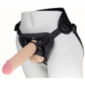Пояс харнесс BEST UNI strap с 2 насадками - 18 и 22 см. - LOVETOY (А-Полимер) - купить с доставкой в Сургуте