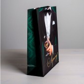 Бумажный пакет «Лучшему!» - 23 х 27 см. - Сима-Ленд - купить с доставкой в Сургуте