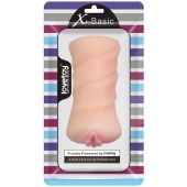 Телесный мастурбатор-вагина X-Basic Pocket Pussy без вибрации - Lovetoy - в Сургуте купить с доставкой