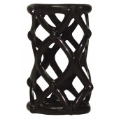 Чёрная насадка-сетка на пенис Orgasmus Wunder - Orion - в Сургуте купить с доставкой