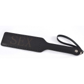 Черная гладкая шлепалка SEX - 35 см. - Sitabella - купить с доставкой в Сургуте