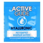 Лубрикант на водной основе Active Glide с гиалуроновой кислотой - 3 гр. - Биоритм - купить с доставкой в Сургуте