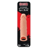 Телесная насадка EXTENDER WITH BALL STRAP 6.5 - 17 см. - Dream Toys - в Сургуте купить с доставкой