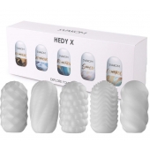 Набор из 5 мастурбаторов Hedy X5 Mixed - Svakom - в Сургуте купить с доставкой