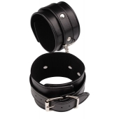 Черные оковы Classic Ankle Cuffs - Chisa - купить с доставкой в Сургуте
