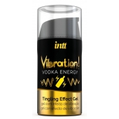 Жидкий интимный гель с эффектом вибрации Vibration! Vodka Energy - 15 мл. - INTT - купить с доставкой в Сургуте
