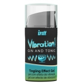Жидкий интимный гель с эффектом вибрации Vibration! Gin   Tonic - 15 мл. - INTT - купить с доставкой в Сургуте