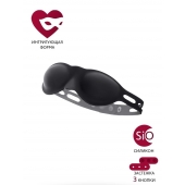 Черная плотная силиконовая маска - ToyFa - купить с доставкой в Сургуте