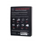 Фиолетовый набор БДСМ «Накажи меня нежно» с карточками - Штучки-дрючки - купить с доставкой в Сургуте