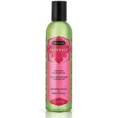 Массажное масло Naturals Strawberry Dreams с ароматом клубники - 236 мл. - Kama Sutra - купить с доставкой в Сургуте