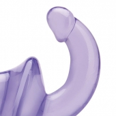 Фиолетовый безремневой страпон Strapless Strap-On - Lux Fetish - купить с доставкой в Сургуте
