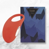 Красное кольцо с вибрацией Thor Cockring - FeelzToys - в Сургуте купить с доставкой