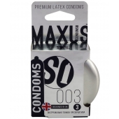 Экстремально тонкие презервативы в железном кейсе MAXUS Extreme Thin - 3 шт. - Maxus - купить с доставкой в Сургуте