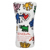 Мастурбатор-туба Keith Haring Soft Tube CUP - Tenga - в Сургуте купить с доставкой