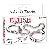 Металлические наручники Metal Leg Cuffs - Pipedream - купить с доставкой в Сургуте