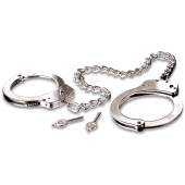 Металлические наручники Metal Leg Cuffs - Pipedream - купить с доставкой в Сургуте