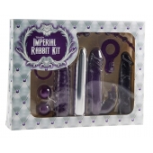 Набор фиолетовых стимуляторов Imperial Rabbit Kit - Toy Joy - купить с доставкой в Сургуте